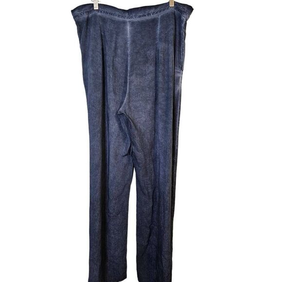 Mustard Seed blue dyed wide leg pants. Size L. - Picture 3 of 5
